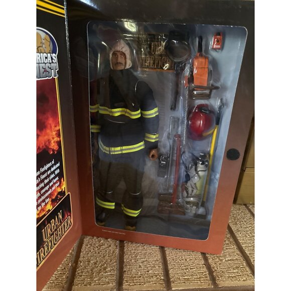 Americas Finest Urban Firefighter Action Figure 12” NEW IN BOX 21st Century Toys - Picture 6 of 6